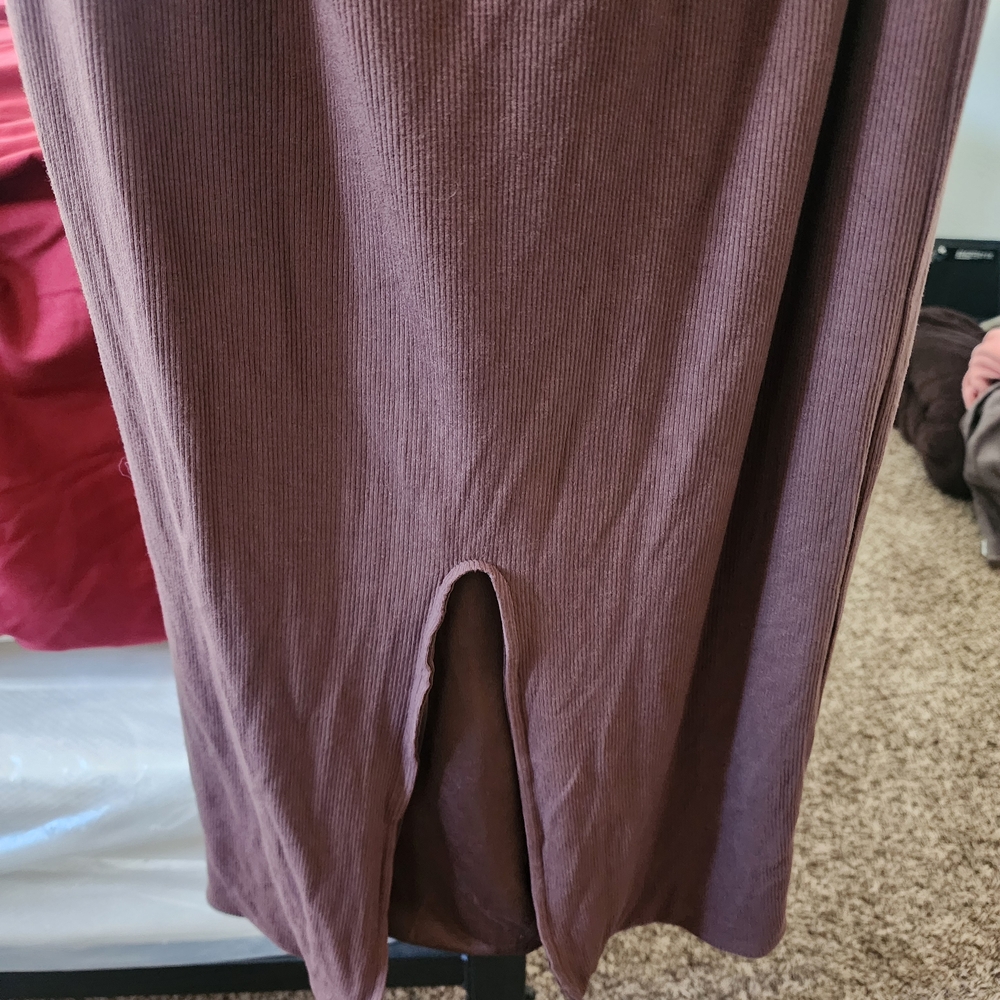 Princess Polly Nolan Chocolate Brown Long Sleeve Midi Dress Bodycon - Picture 6 of 10